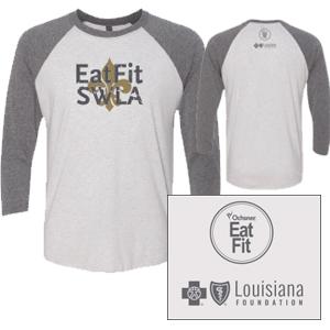 Eat Fit SWLA Unisex 3/4 Sleeve