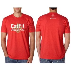 Eat Fit Acadiana T shirt - Premium Crew