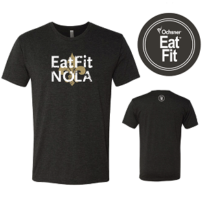 Eat Fit NOLA T Shirt - Crew
